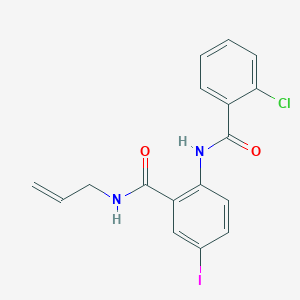 N-allyl-2-[(2-chlorobenzoyl)amino]-5-iodobenzamide