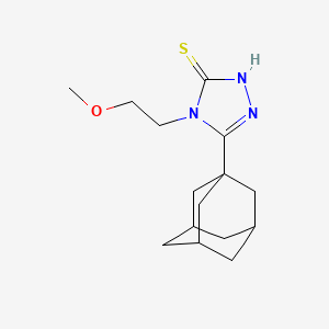 5-(1-adamantyl)-4-(2-methoxyethyl)-2,4-dihydro-3H-1,2,4-triazole-3-thione