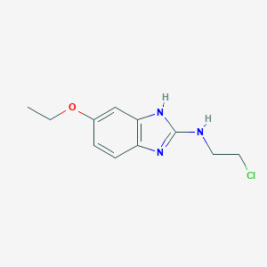 molecular formula C11H14ClN3O B408577 N-(2-chloroethyl)-5-ethoxy-1H-benzimidazol-2-amine 