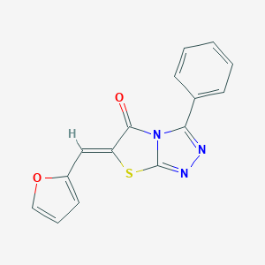 6-(2-furylmethylene)-3-phenyl[1,3]thiazolo[2,3-c][1,2,4]triazol-5(6H)-one