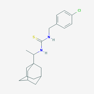 molecular formula C20H27ClN2S B4085887 N-[1-(1-adamantyl)ethyl]-N'-(4-chlorobenzyl)thiourea 