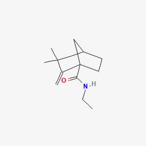 molecular formula C13H21NO B4086432 N-ethyl-3,3-dimethyl-2-methylenebicyclo[2.2.1]heptane-1-carboxamide 