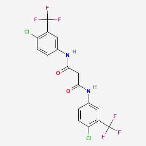 N,N'-bis[4-chloro-3-(trifluoromethyl)phenyl]malonamide