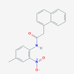 N-(4-methyl-2-nitrophenyl)-2-(1-naphthyl)acetamide