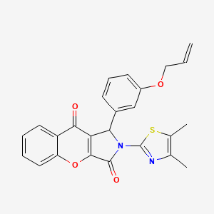 2-(4,5-dimethyl-1,3-thiazol-2-yl)-1-[3-(prop-2-en-1-yloxy)phenyl]-1H,2H,3H,9H-chromeno[2,3-c]pyrrole-3,9-dione