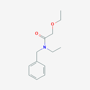 molecular formula C13H19NO2 B4087144 N-benzyl-2-ethoxy-N-ethylacetamide 