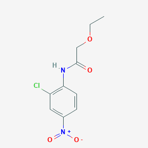 molecular formula C10H11ClN2O4 B4087259 N-(2-chloro-4-nitrophenyl)-2-ethoxyacetamide 