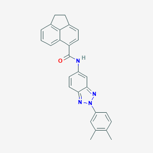N-[2-(3,4-dimethylphenyl)-2H-1,2,3-benzotriazol-5-yl]-1,2-dihydro-5-acenaphthylenecarboxamide