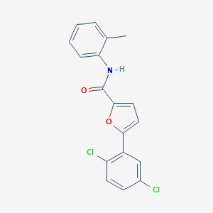 molecular formula C18H13Cl2NO2 B408740 5-(2,5-dichlorophenyl)-N-(o-tolyl)-2-furamide 