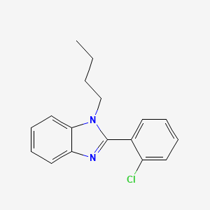 molecular formula C17H17ClN2 B4087414 1-butyl-2-(2-chlorophenyl)-1H-benzimidazole 