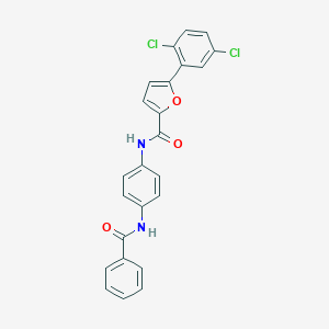 molecular formula C24H16Cl2N2O3 B408746 5-(2,5-dichlorophenyl)-N-{4-[(phenylcarbonyl)amino]phenyl}furan-2-carboxamide 