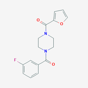 1-(3-Fluorobenzoyl)-4-(2-furoyl)piperazine