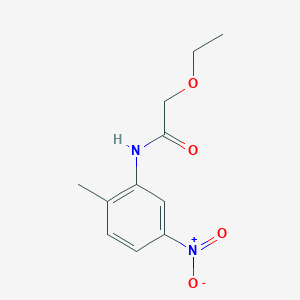 molecular formula C11H14N2O4 B4087917 2-ethoxy-N-(2-methyl-5-nitrophenyl)acetamide 