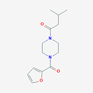 1-(2-Furoyl)-4-(3-methylbutanoyl)piperazine