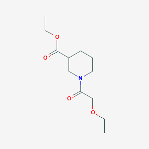 molecular formula C12H21NO4 B4088087 ethyl 1-(ethoxyacetyl)-3-piperidinecarboxylate CAS No. 600140-66-7