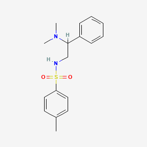 molecular formula C17H22N2O2S B4088149 N-[2-(dimethylamino)-2-phenylethyl]-4-methylbenzenesulfonamide 