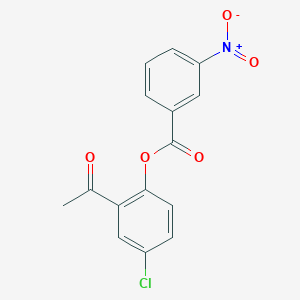 2-Acetyl-4-chlorophenyl 3-nitrobenzoate