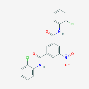 molecular formula C20H13Cl2N3O4 B408852 N~1~,N~3~-bis(2-chlorophenyl)-5-nitroisophthalamide 