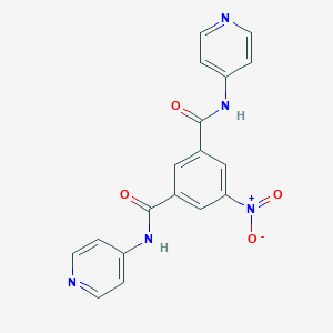 molecular formula C18H13N5O4 B408854 5-nitro-N~1~,N~3~-dipyridin-4-ylisophthalamide 