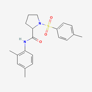 molecular formula C20H24N2O3S B4088564 N-(2,4-dimethylphenyl)-1-[(4-methylphenyl)sulfonyl]prolinamide 