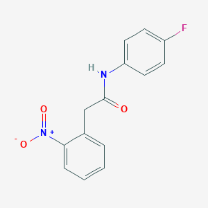 molecular formula C14H11FN2O3 B408863 N-(4-fluorophenyl)-2-(2-nitrophenyl)acetamide 