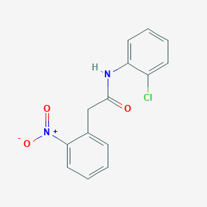 molecular formula C14H11ClN2O3 B408867 N-(2-chlorophenyl)-2-(2-nitrophenyl)acetamide CAS No. 332116-47-9