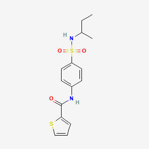 N-{4-[(sec-butylamino)sulfonyl]phenyl}-2-thiophenecarboxamide