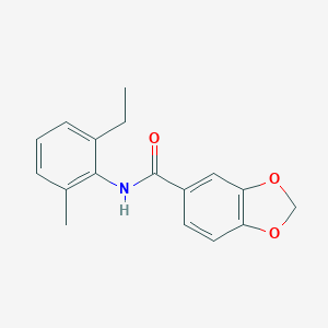 N-(2-ethyl-6-methylphenyl)-1,3-benzodioxole-5-carboxamide