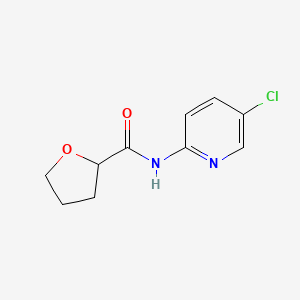molecular formula C10H11ClN2O2 B4088828 N-(5-chloro-2-pyridinyl)tetrahydro-2-furancarboxamide 