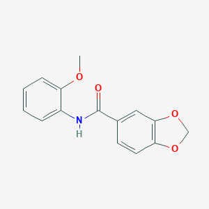 N-(2-methoxyphenyl)-1,3-benzodioxole-5-carboxamide