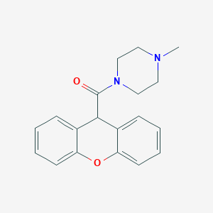 molecular formula C19H20N2O2 B408904 (4-methylpiperazino)(9H-xanthen-9-yl)methanone CAS No. 50507-10-3