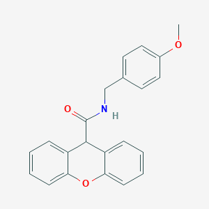 molecular formula C22H19NO3 B408911 N-(4-methoxybenzyl)-9H-xanthene-9-carboxamide CAS No. 314042-99-4