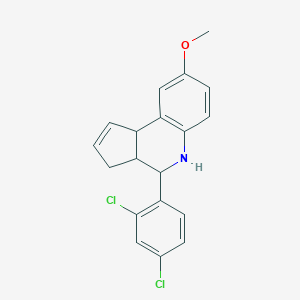 4-(2,4-dichlorophenyl)-8-methoxy-3a,4,5,9b-tetrahydro-3H-cyclopenta[c]quinoline