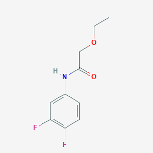 molecular formula C10H11F2NO2 B4089266 N-(3,4-difluorophenyl)-2-ethoxyacetamide 