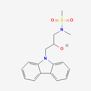 N-[3-(9H-carbazol-9-yl)-2-hydroxypropyl]-N-methylmethanesulfonamide