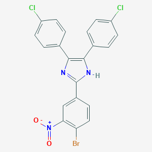 2-(4-bromo-3-nitrophenyl)-4,5-bis(4-chlorophenyl)-1H-imidazole