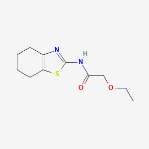 2-ethoxy-N-(4,5,6,7-tetrahydro-1,3-benzothiazol-2-yl)acetamide