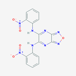 5,6-Bis{2-nitroanilino}[1,2,5]oxadiazolo[3,4-b]pyrazine