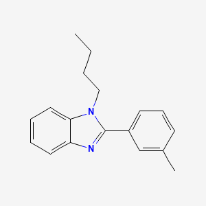 molecular formula C18H20N2 B4089660 1-butyl-2-(3-methylphenyl)-1H-benzimidazole 