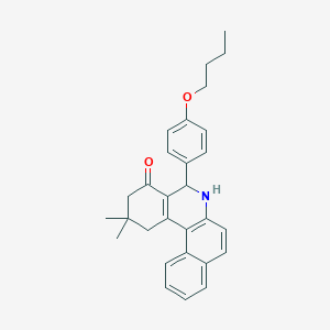 5-(4-butoxyphenyl)-2,2-dimethyl-2,3,5,6-tetrahydrobenzo[a]phenanthridin-4(1H)-one