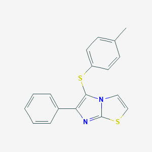 6-Phenyl-5-(p-tolylthio)imidazo[2,1-b]thiazole