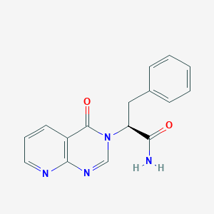 (2S)-2-(4-oxopyrido[2,3-d]pyrimidin-3(4H)-yl)-3-phenylpropanamide