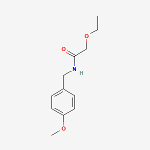 2-ethoxy-N-[(4-methoxyphenyl)methyl]acetamide