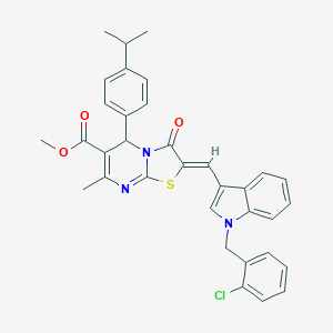 molecular formula C34H30ClN3O3S B409008 Methyl amide 