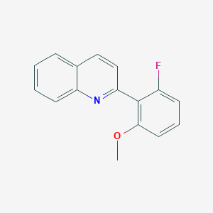 2-(2-fluoro-6-methoxyphenyl)quinoline