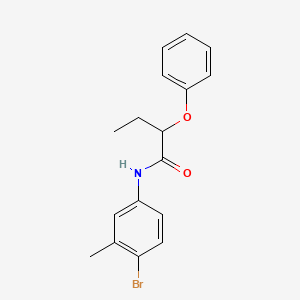 N-(4-bromo-3-methylphenyl)-2-phenoxybutanamide