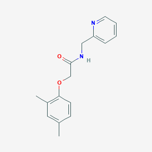molecular formula C16H18N2O2 B409020 2-(2,4-dimethylphenoxy)-N-(pyridin-2-ylmethyl)acetamide 