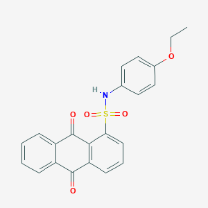 N-(4-ethoxyphenyl)-9,10-dioxo-9,10-dihydro-1-anthracenesulfonamide