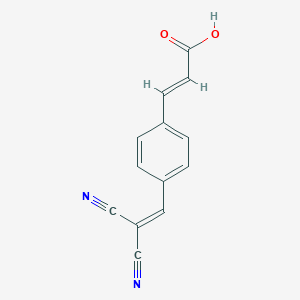 B040904 (4-(1-Carboxyethen-2-yl)benzylidene)malononitrile CAS No. 122520-73-4