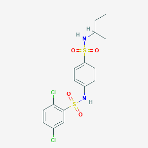 N-[4-(butan-2-ylsulfamoyl)phenyl]-2,5-dichlorobenzenesulfonamide